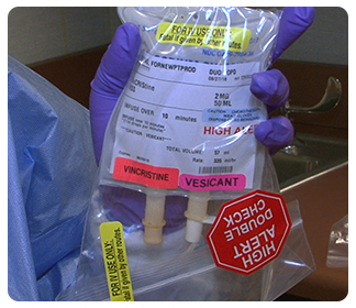 Vincristine Prepared in IV Drip Bag (RECOMMENDED)