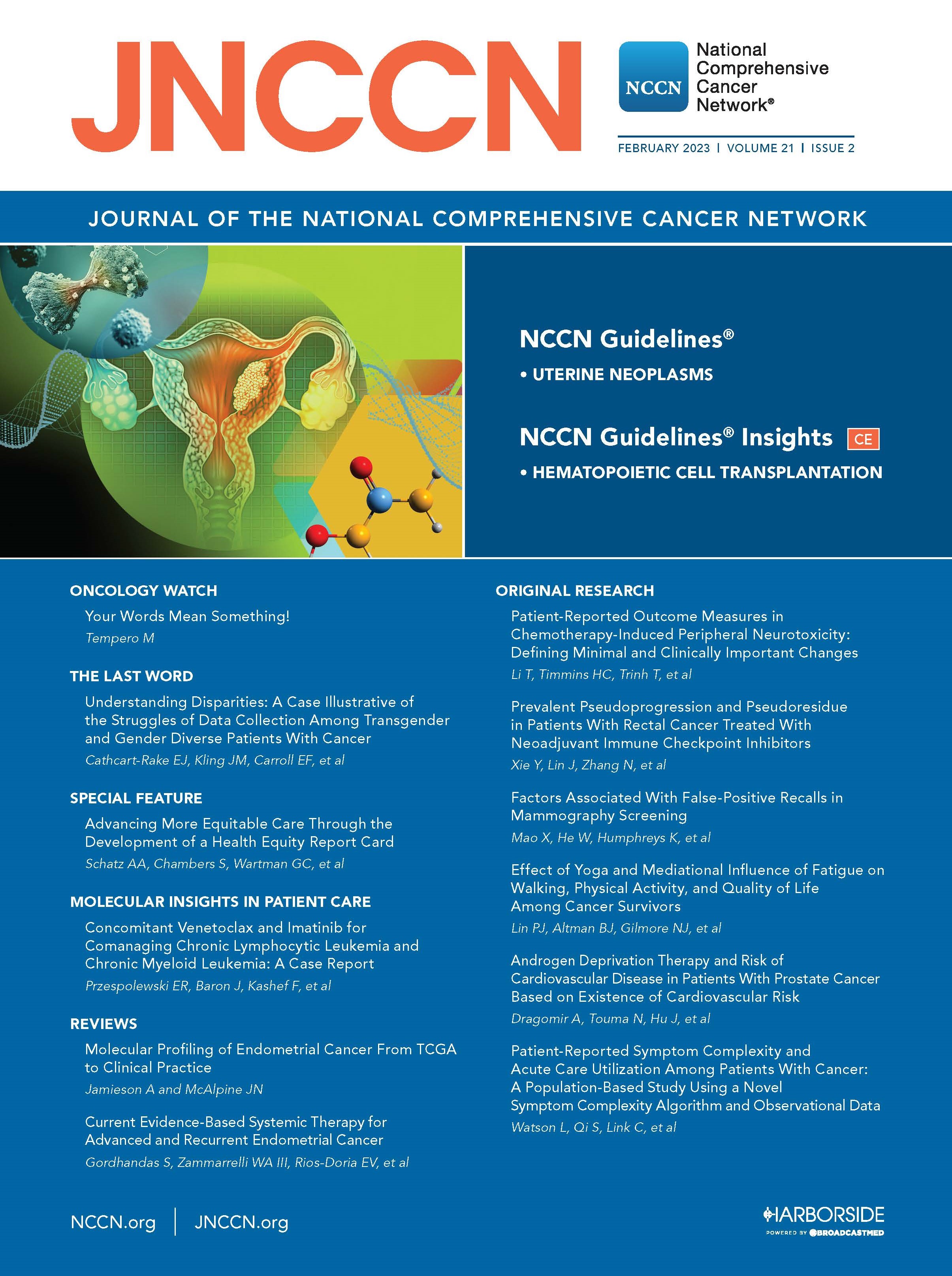 JNCCN February 2023 Cover