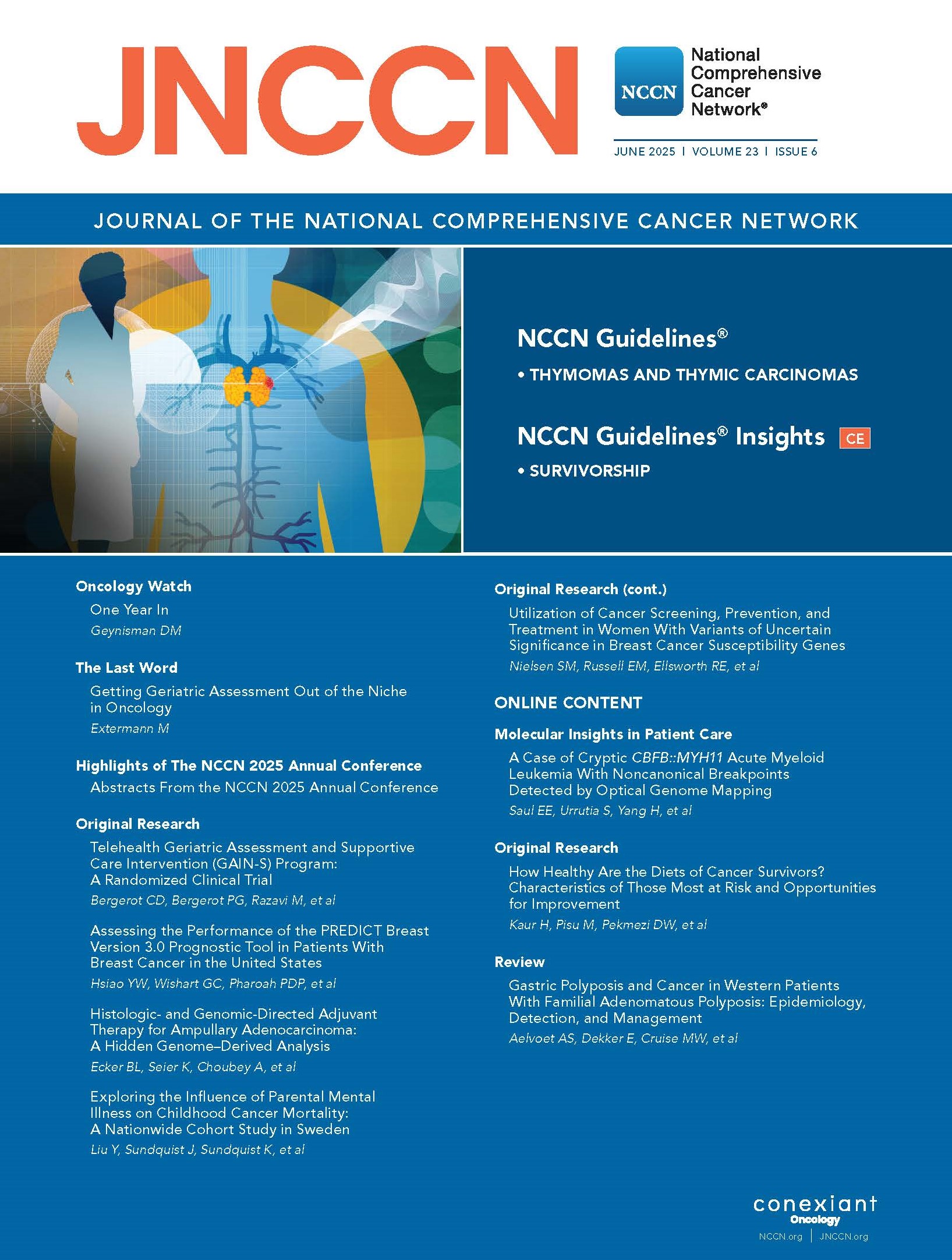 JNCCN Cover, June 2025