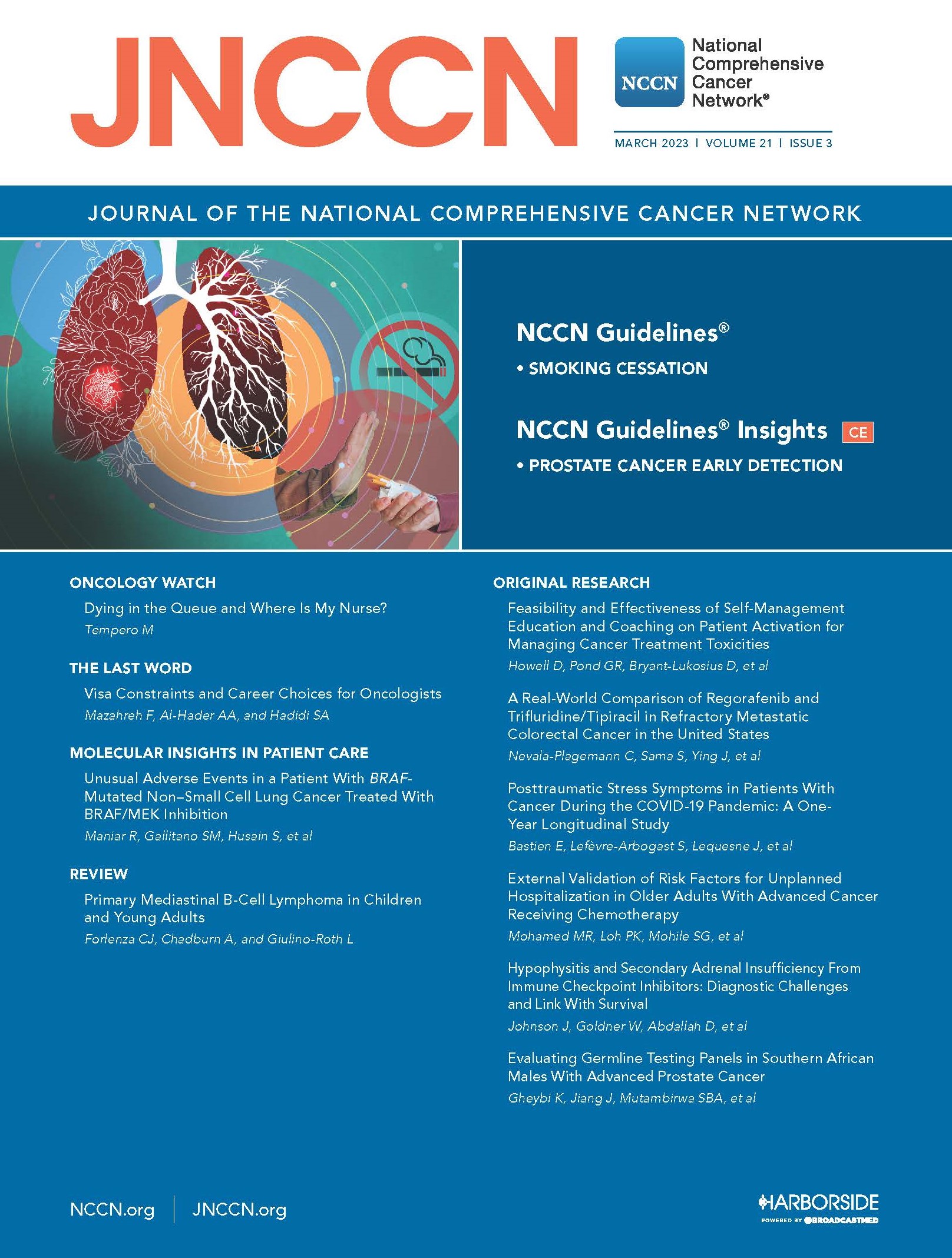 JNCCN Cover, March 2023