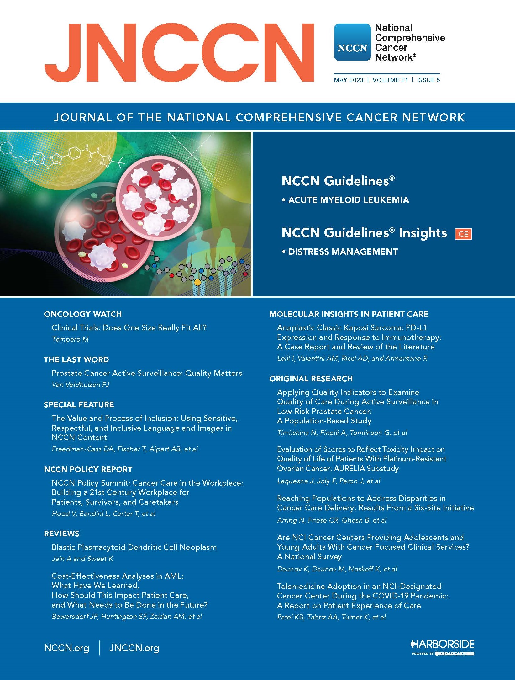 May 2023 Cover, JNCCN