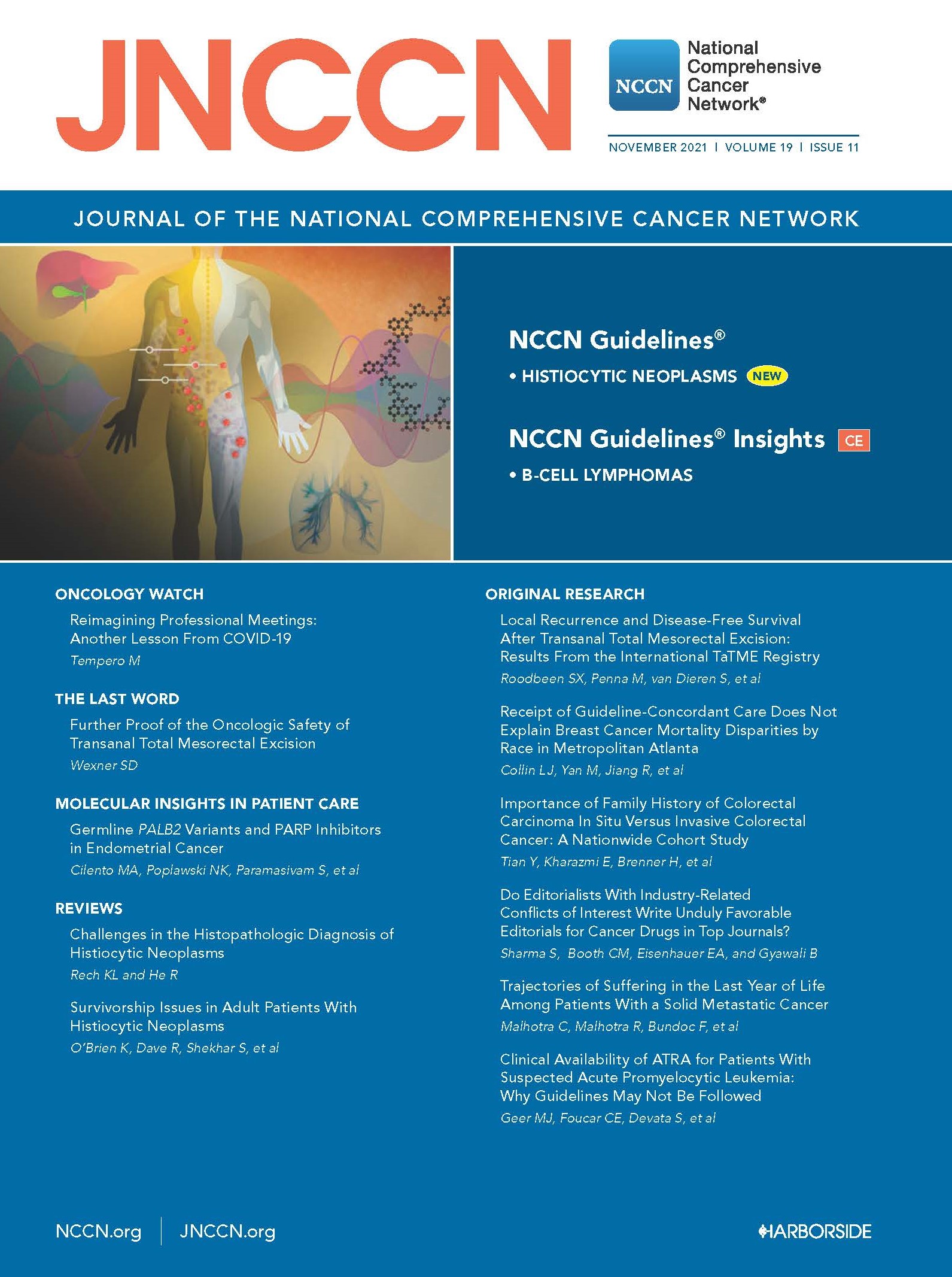 JNCCN Cover, November 2021
