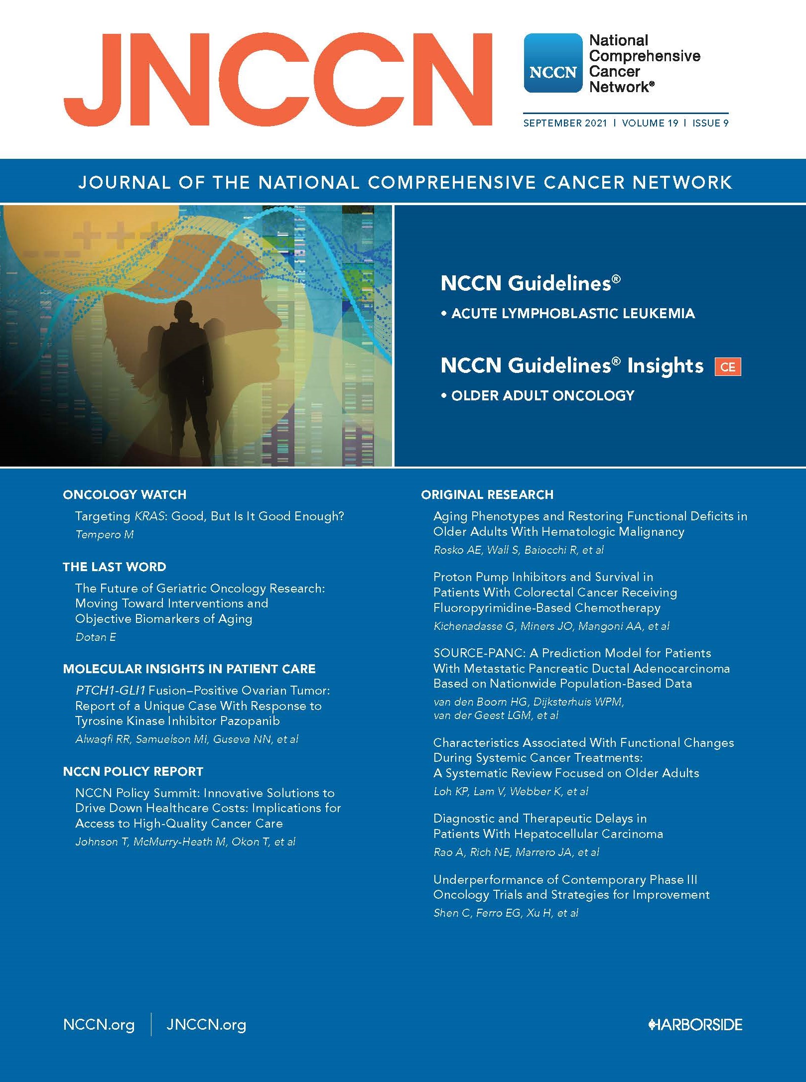 JNCCN Cover September 2021