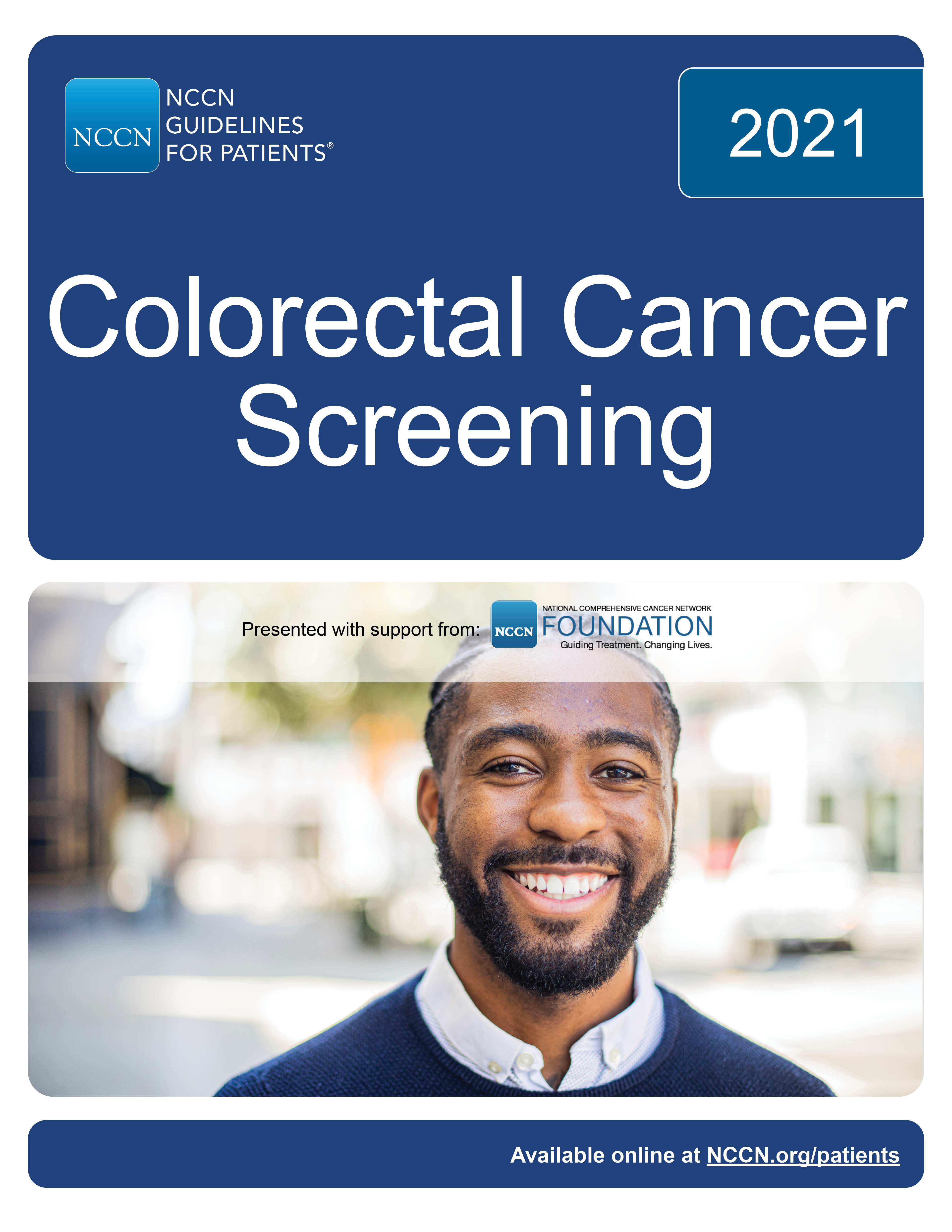 NCCN Guidelines for Patients: Colorectal Cancer Screening